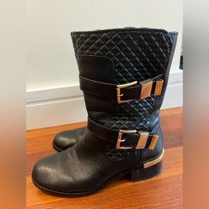 Vince Camuto Moro boot with gold hardware